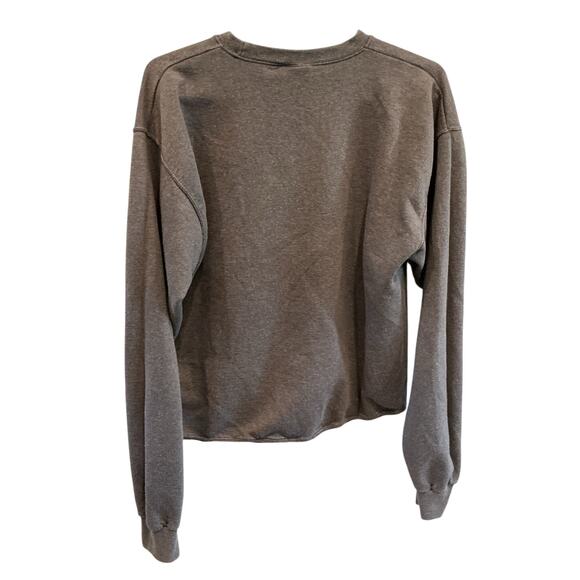 Vintage Champion Sweatshirt Womens Size Medium NC State Wolfpack Grey Pink 90s - Picture 5 of 10